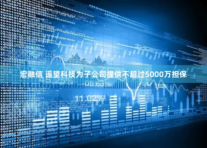 宏融信 遥望科技为子公司提供不超过5000万担保