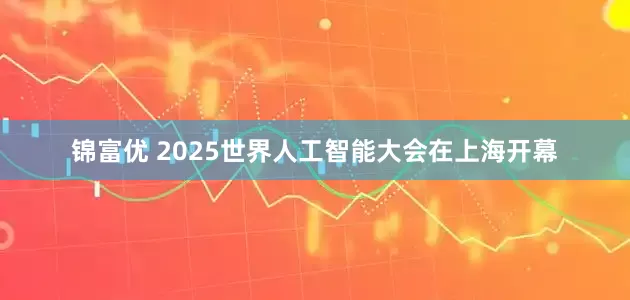 锦富优 2025世界人工智能大会在上海开幕