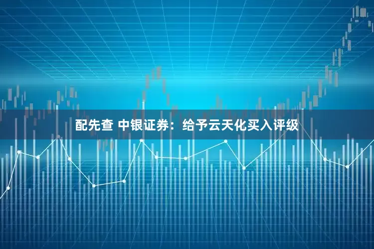 配先查 中银证券：给予云天化买入评级