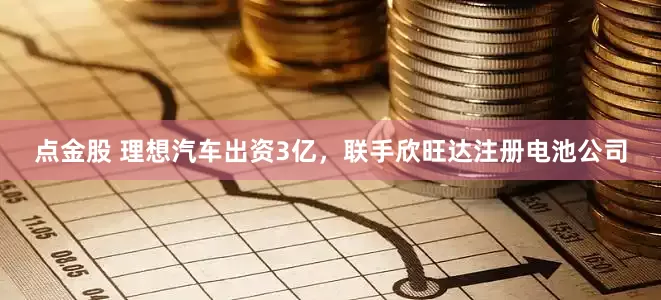 点金股 理想汽车出资3亿，联手欣旺达注册电池公司