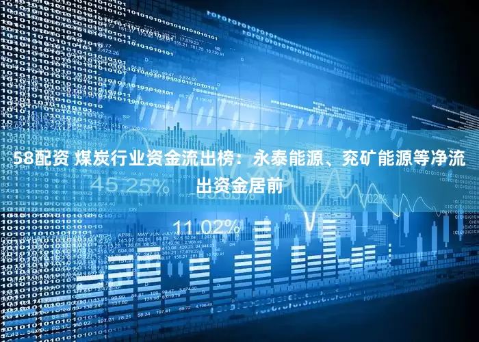 58配资 煤炭行业资金流出榜：永泰能源、兖矿能源等净流出资金居前